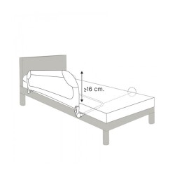 BARRERA CAMA 150CM BLANCA